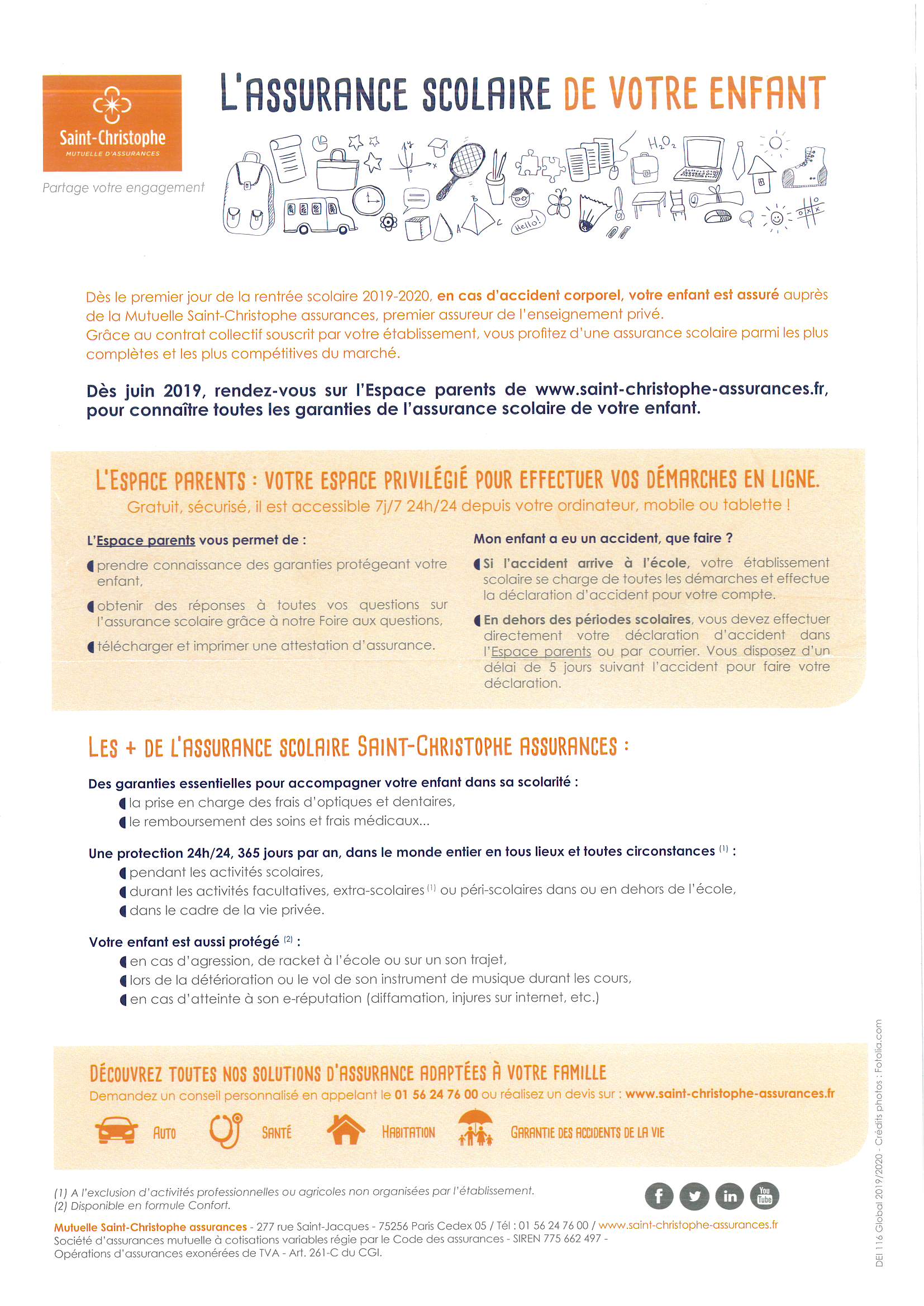 Assurance Individuelle Accident Scolaire La Banque Postale